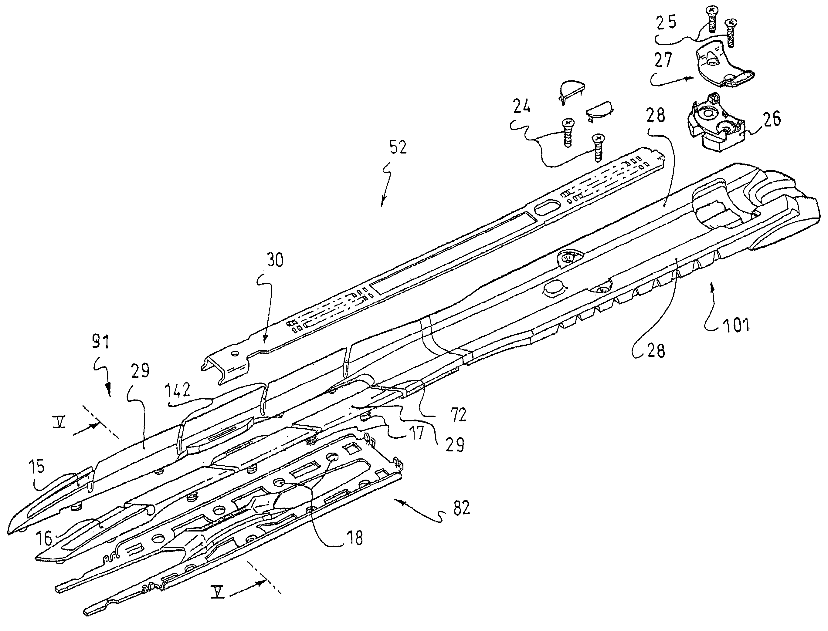 Interface device for a gliding board, a gliding apparatus including such device, and a method of manufacture
