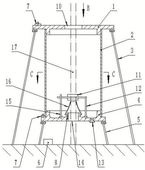 Portable in-situ determination device for crop seed shattering