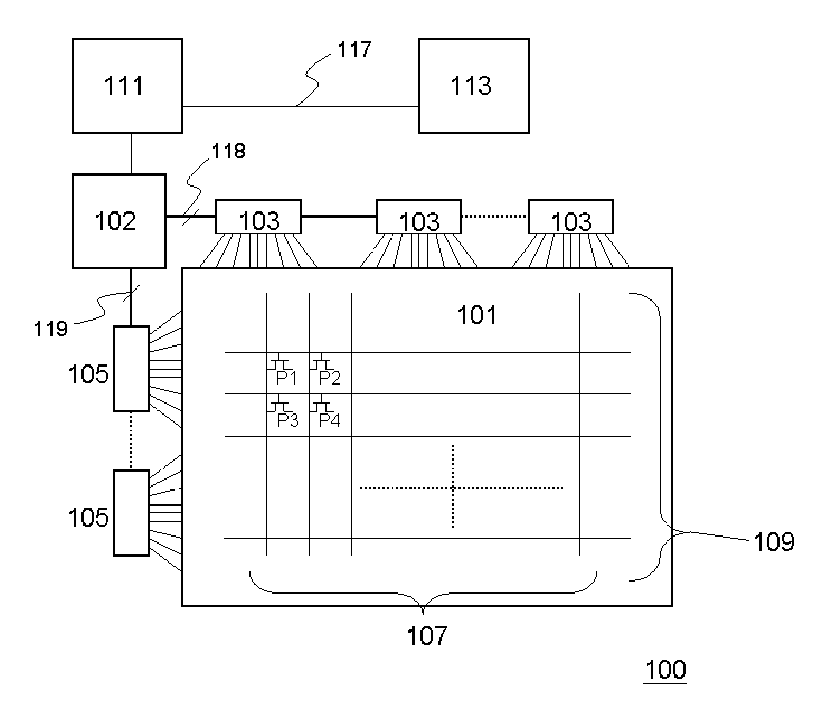 Electro-optic display and related driving method thereof