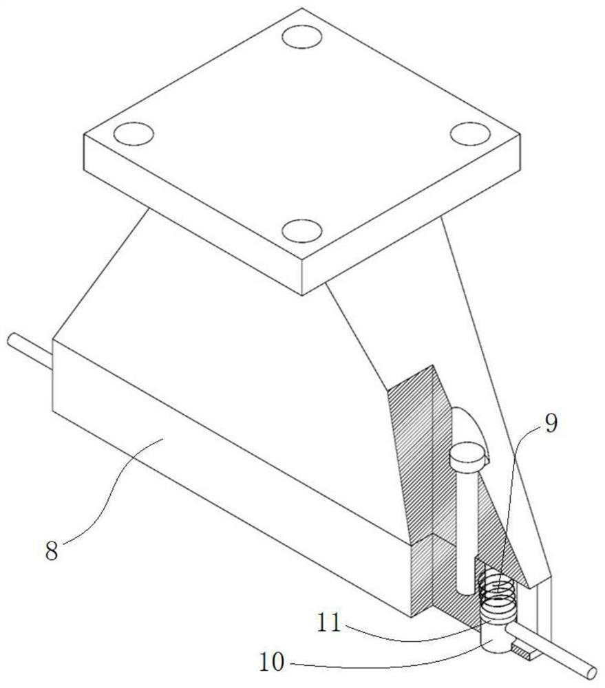 Rock sheet true three-direction collapse test device and method