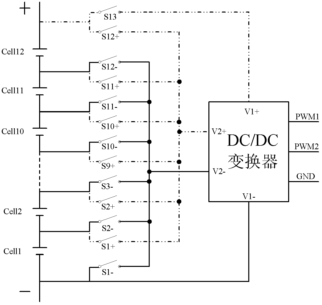 Active equalizer circuit of cell pack
