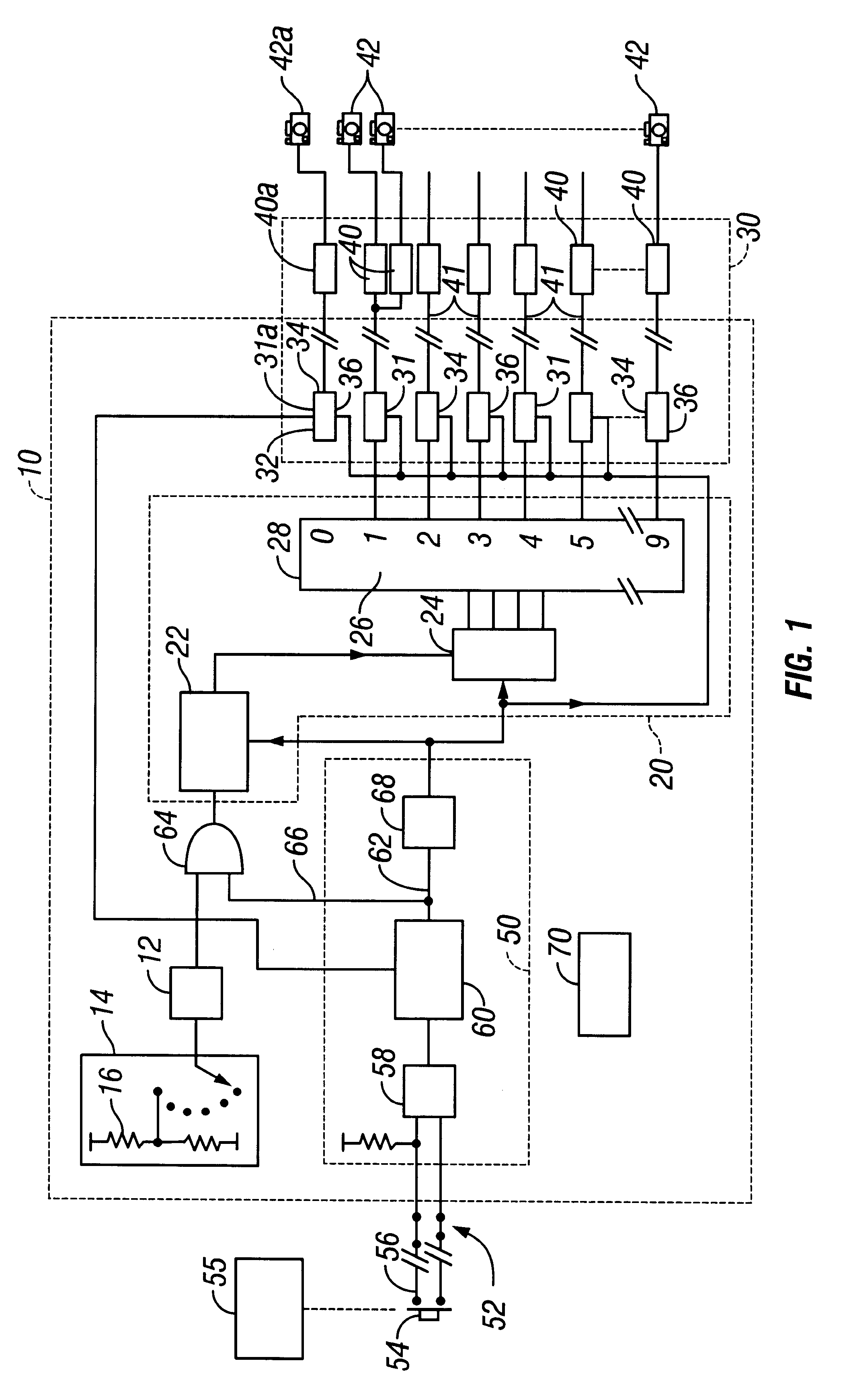 System for sequential triggering of cameras and picture taking equipment equipped with such a system