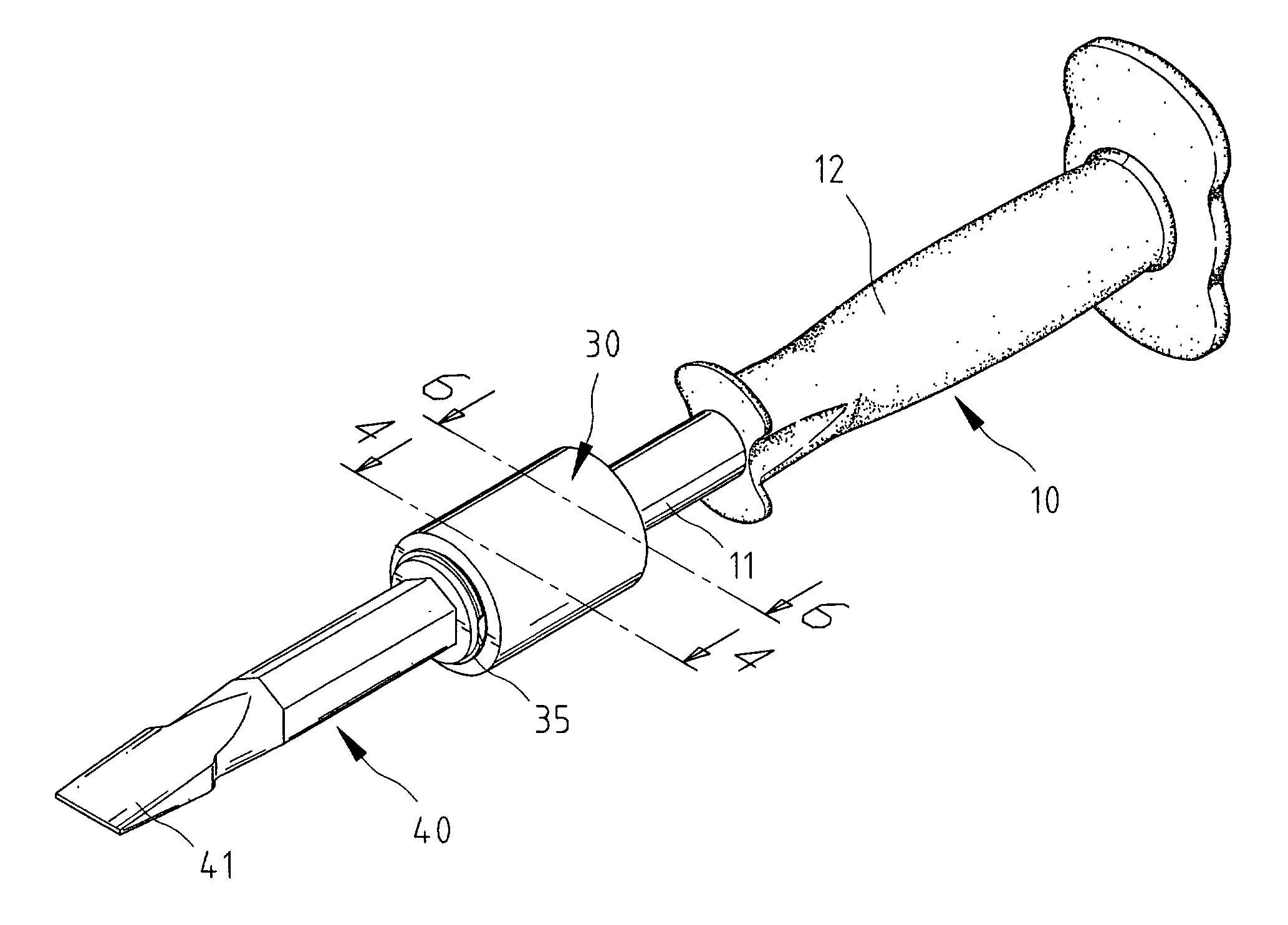 Tool including a tool bit and a handle