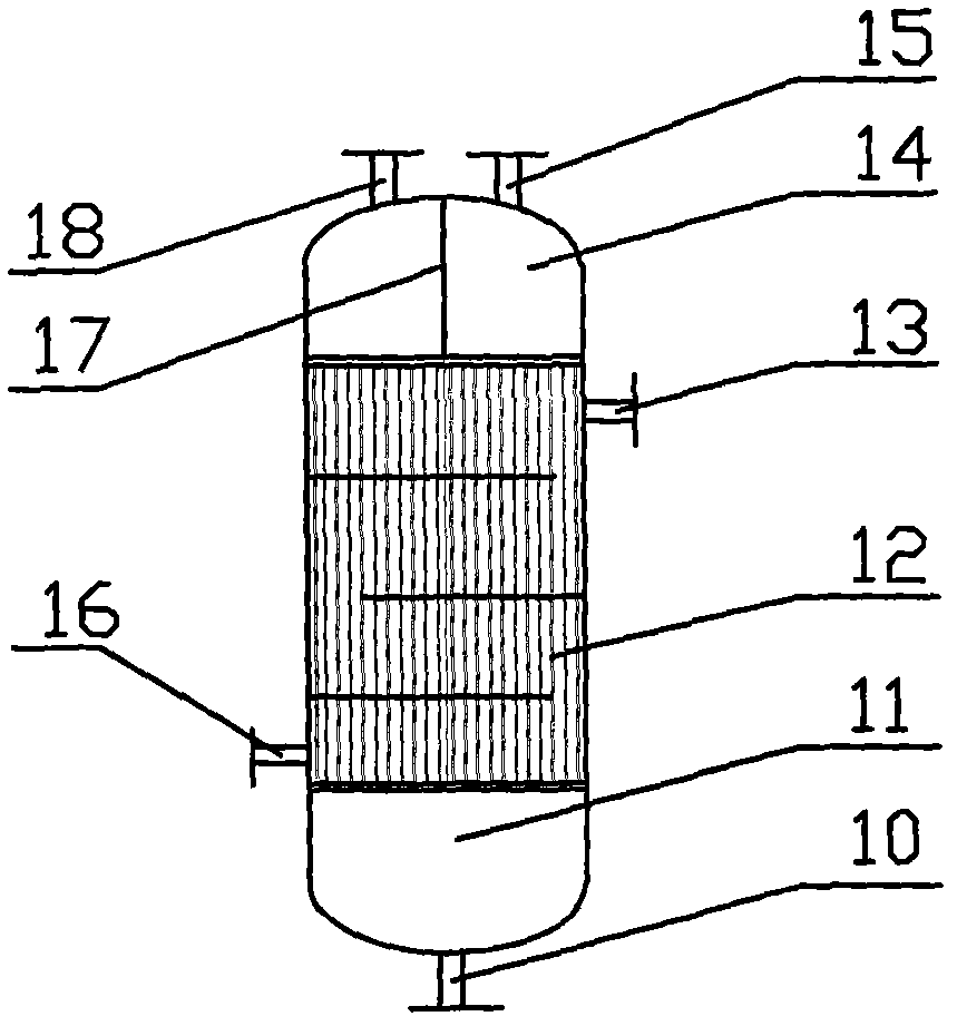 Process and device for treating tail gas during producing trichlorosilane