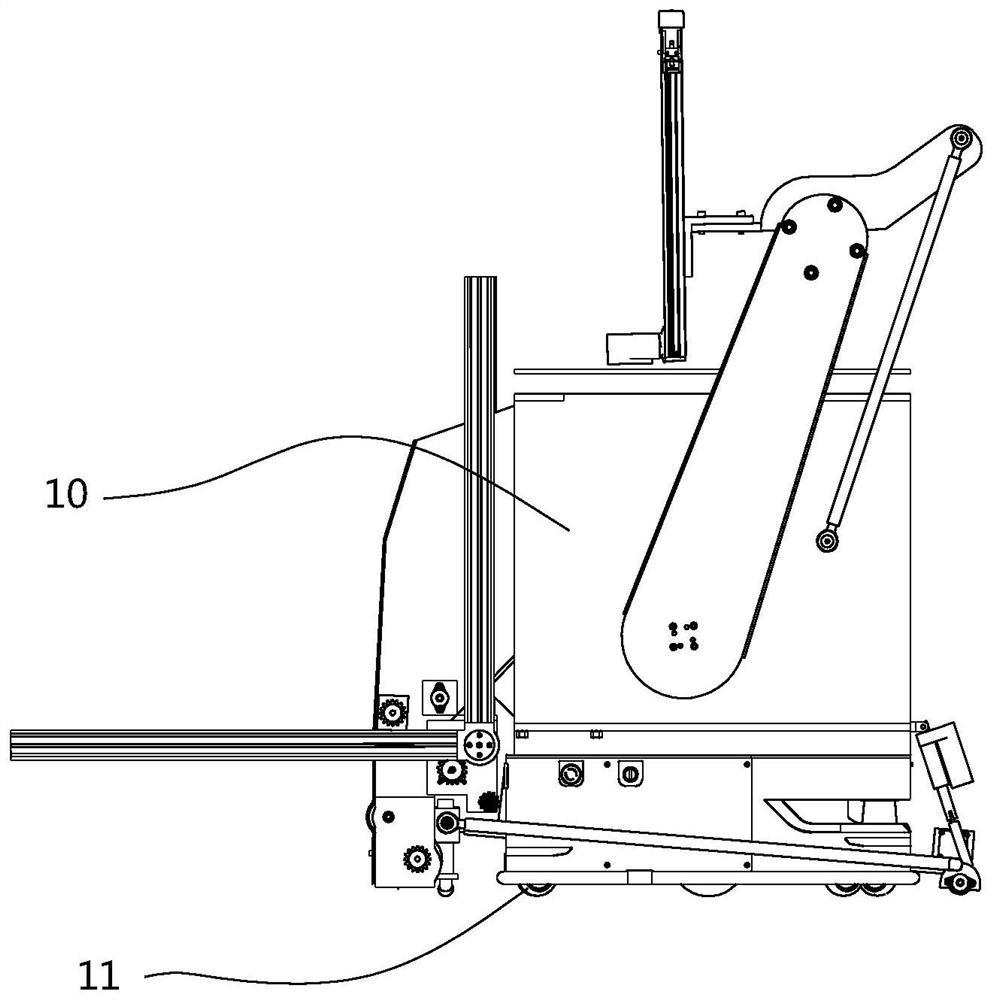 Mortar laying device