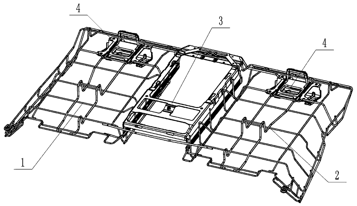 A production process of a car seat steel frame