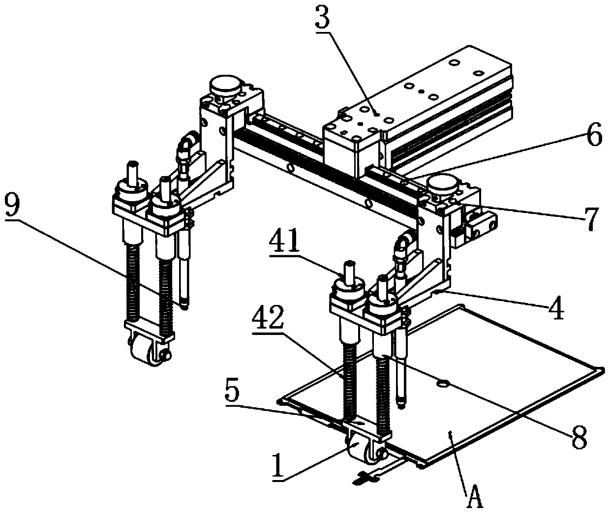 Flexible circuit board smoothing mechanism