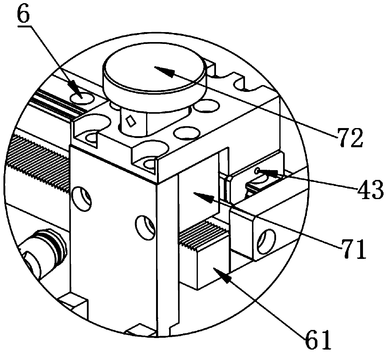 Flexible circuit board smoothing mechanism