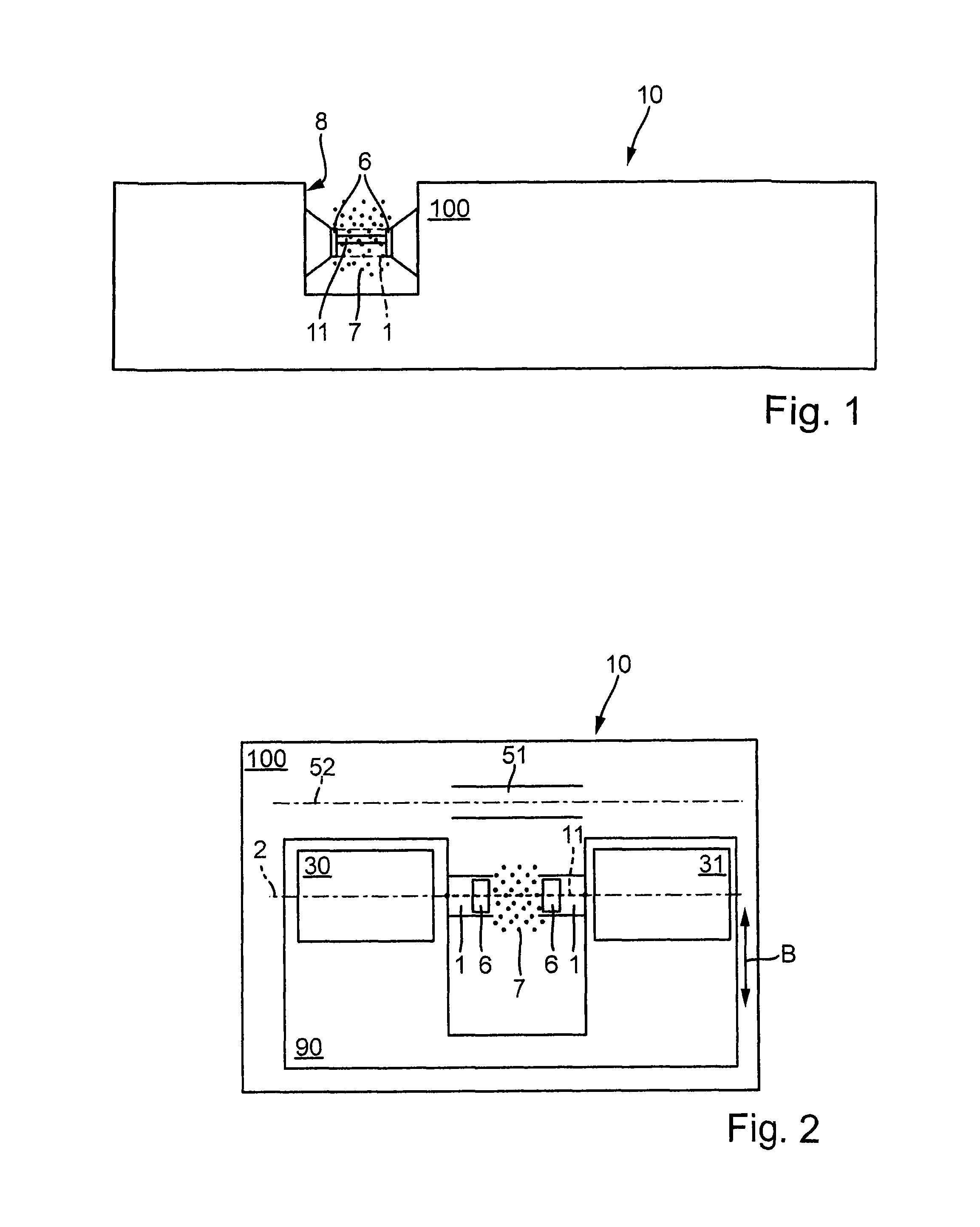 System for measuring properties of test samples in fluid