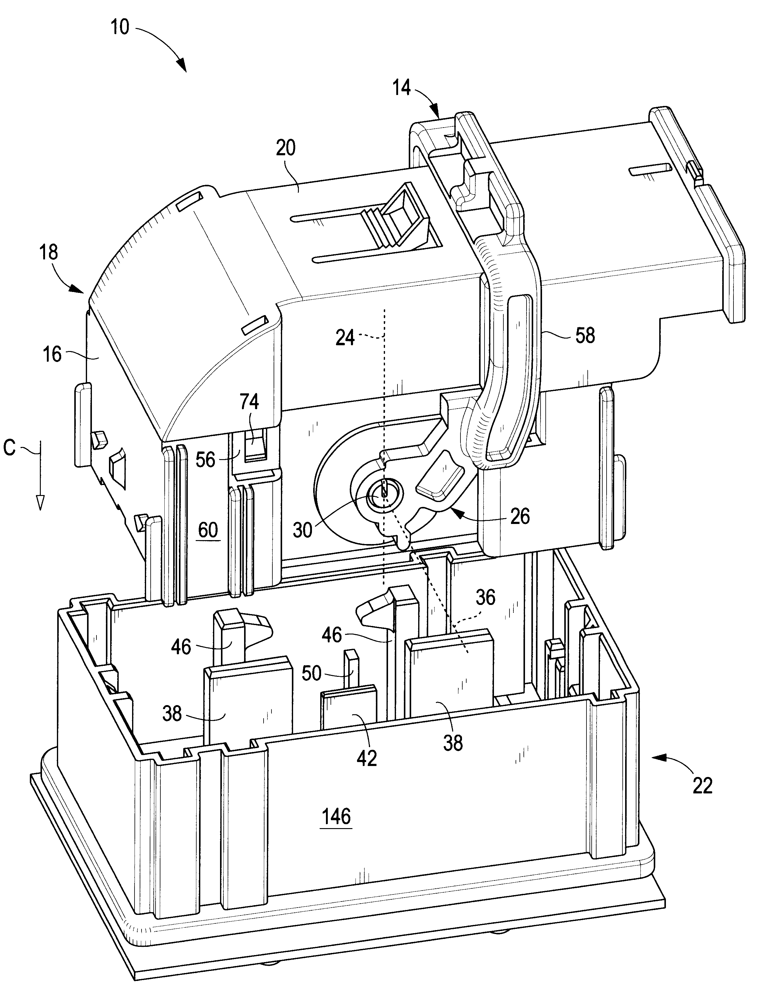 Mate assist assembly for connecting electrical contacts