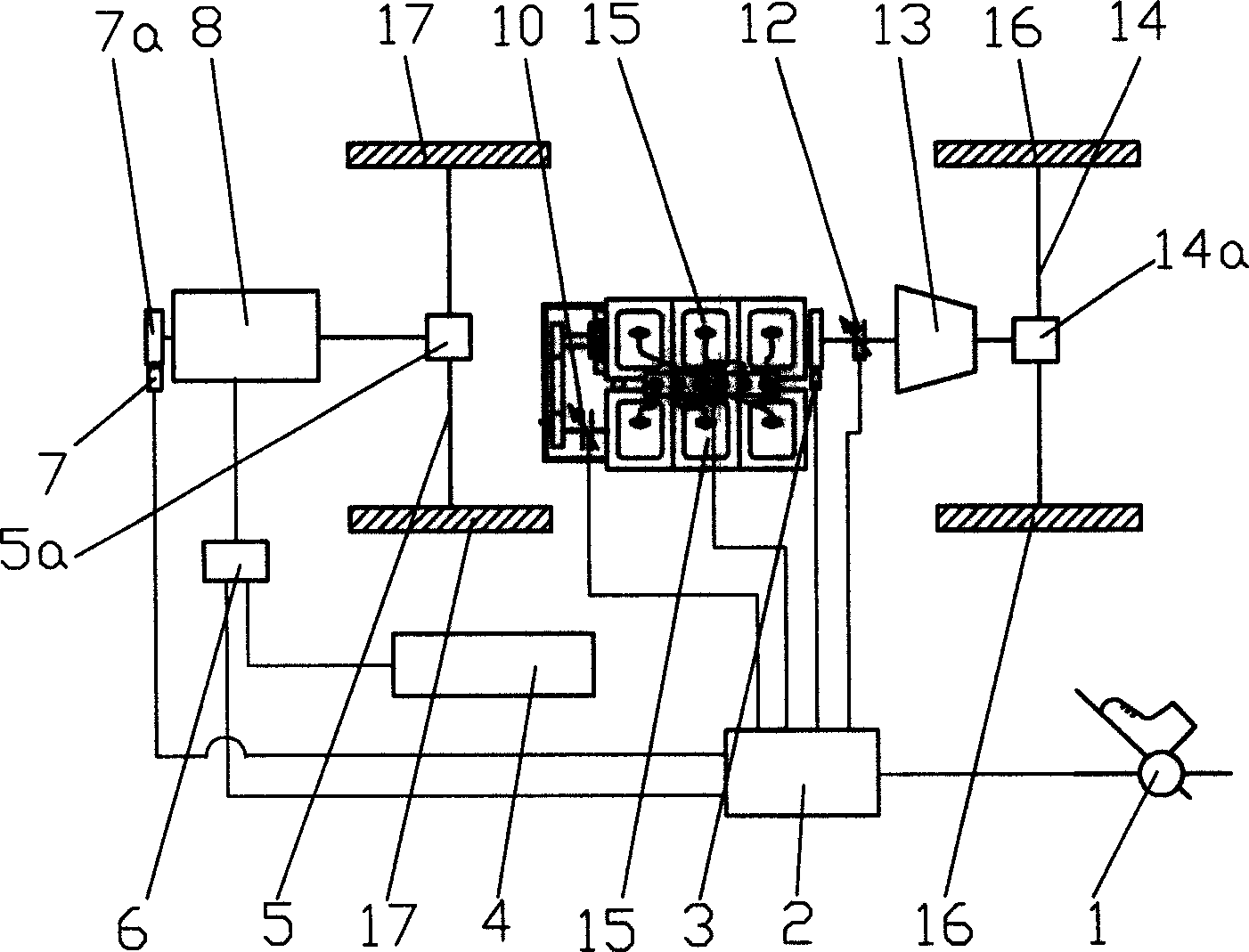 Parallel connection type hybrid power system