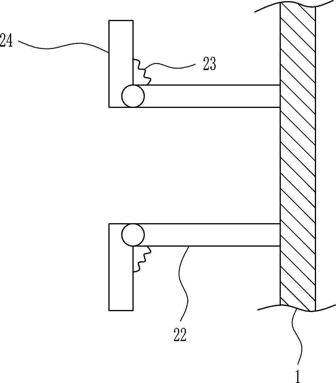 A waste tire crushing device for rubber and plastic