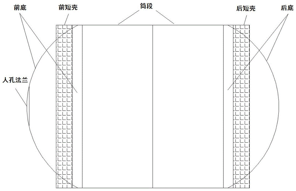 A 5m-diameter weakly rigid, small-diameter manhole storage tank sealing ring seam welding method