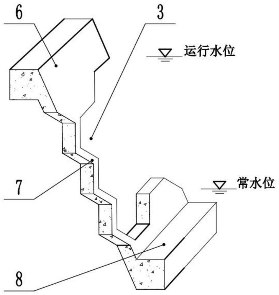 Ecological lining brick for farmland drainage channel