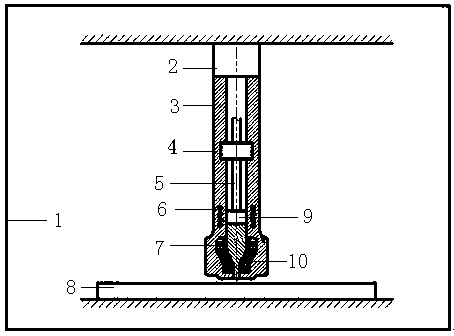 A forming device and forming method based on vacuum induction heating