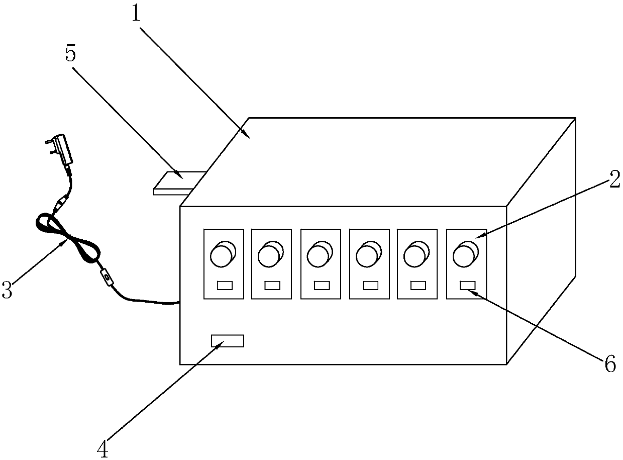 Dimming detection device of LED lamp