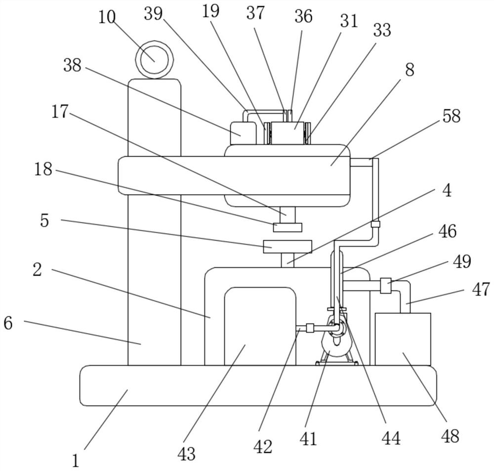 Sampling device based on biological experiment equipment and use method thereof