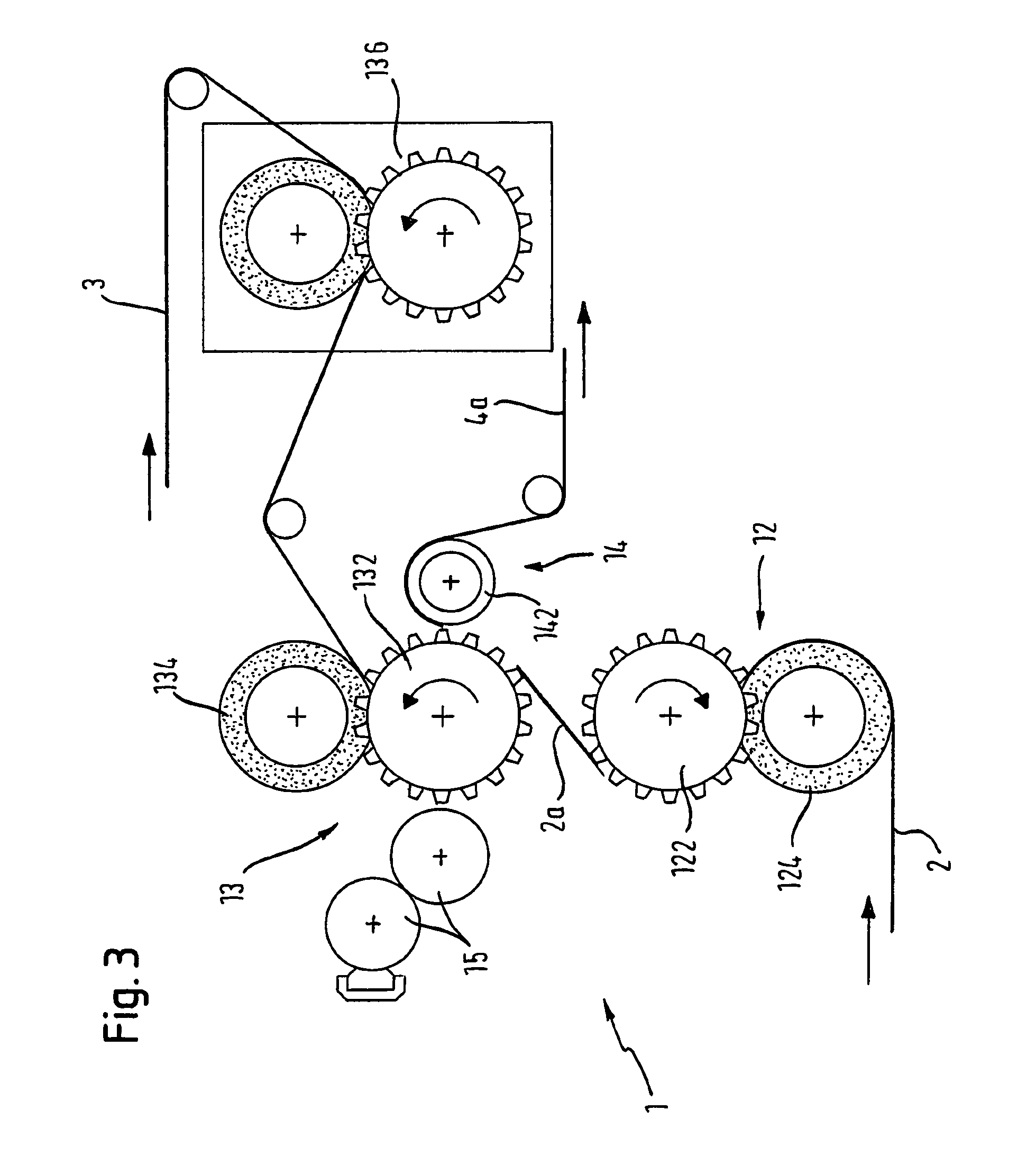 Multi-ply tissue paper, paper converting device and method for producing a multi-ply tissue paper