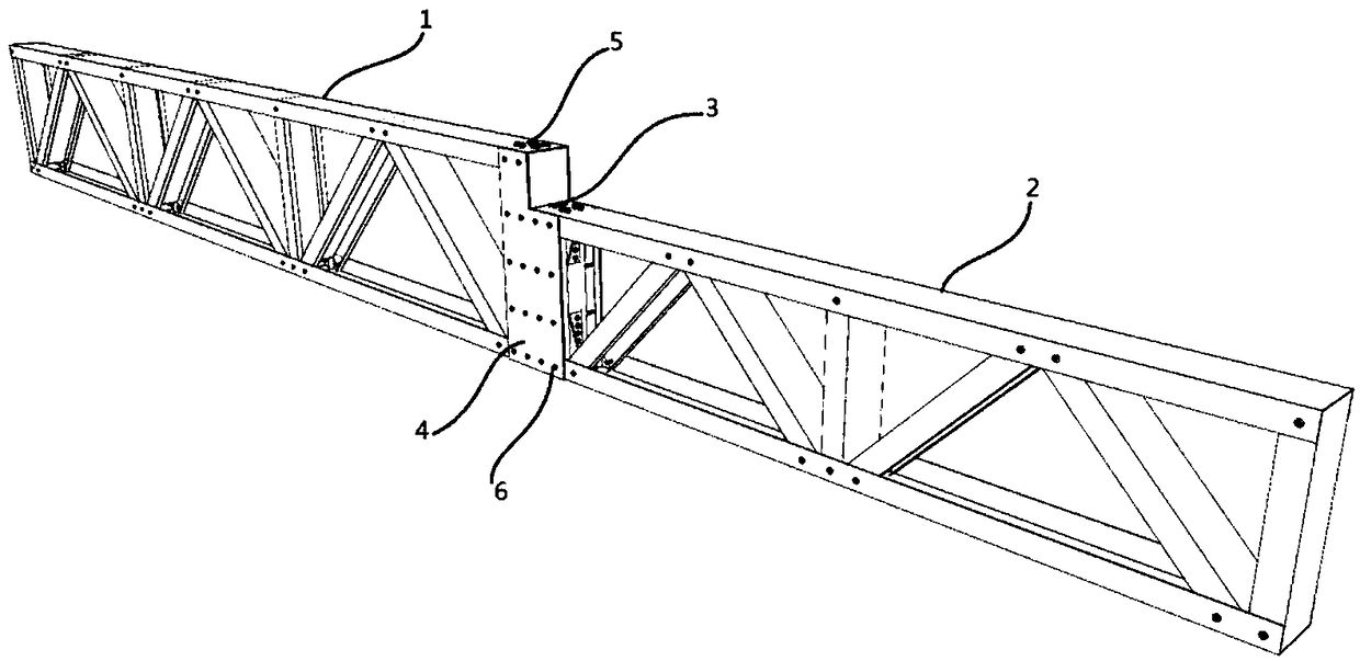 High and low web member truss girders based on fabricated type cold-formed thin-wall section steel