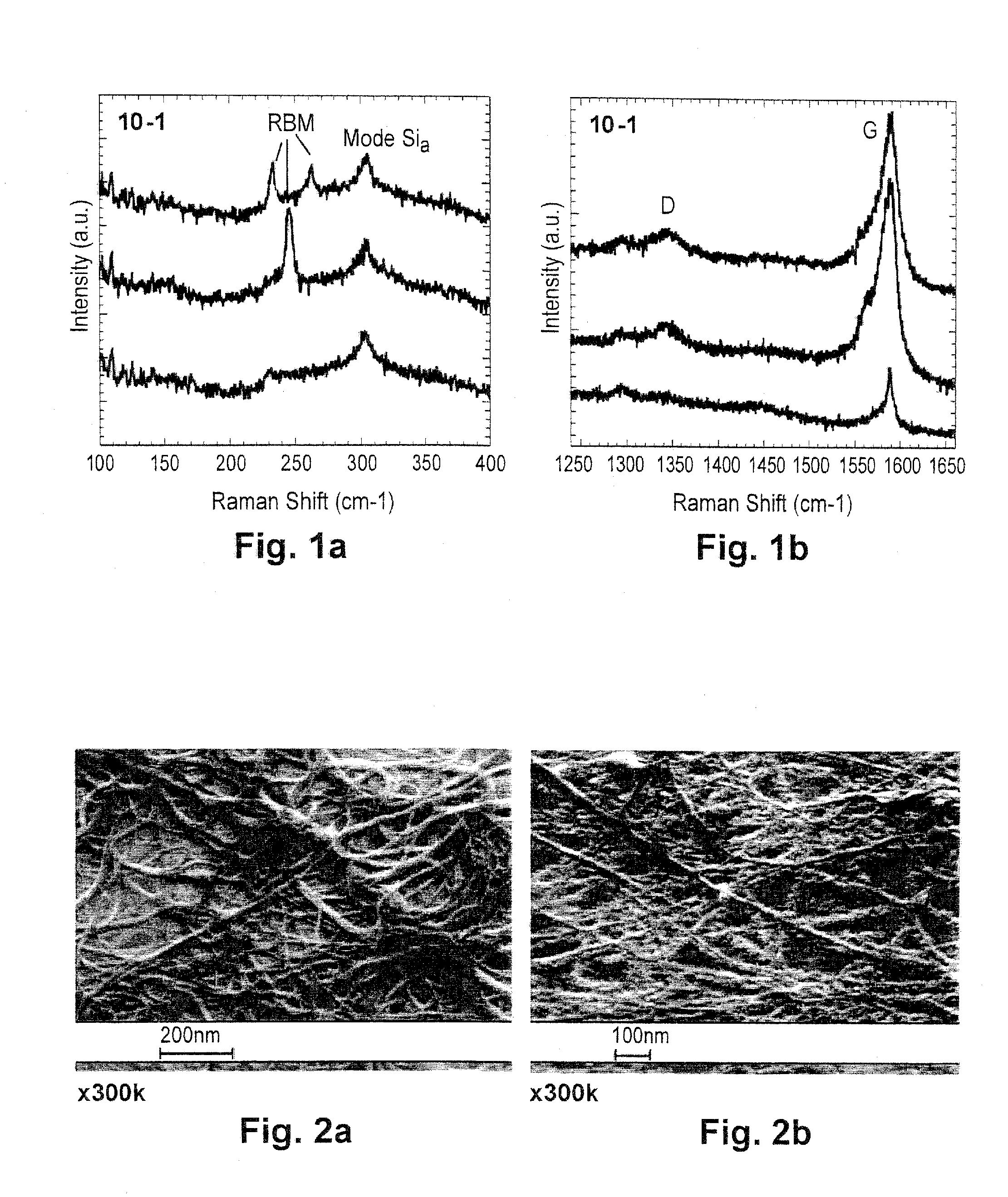 Electronic devices including transparent conductive coatings including carbon nanotubes and nanowire composites, and methods of making the same