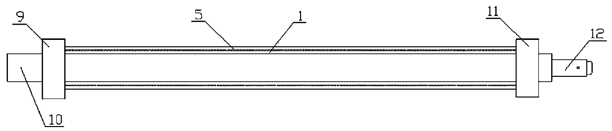Copper and steel composite pipe and preparation method thereof