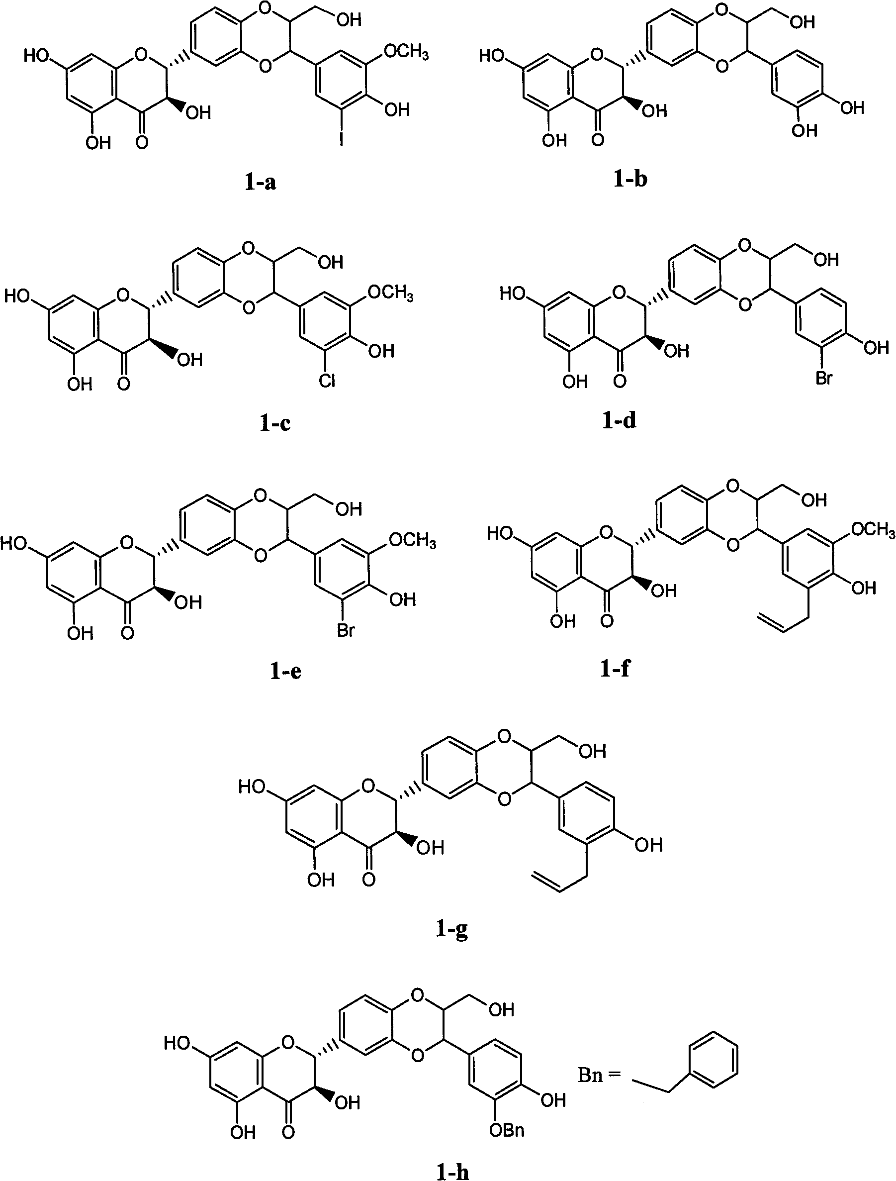 E-ring substituted silybin derivative and preparation method and medical application thereof