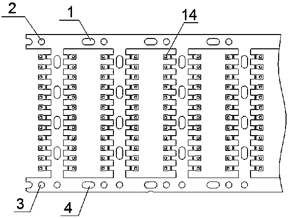 Manufacturing method for improving packaging and positioning precision of two-piece type frame