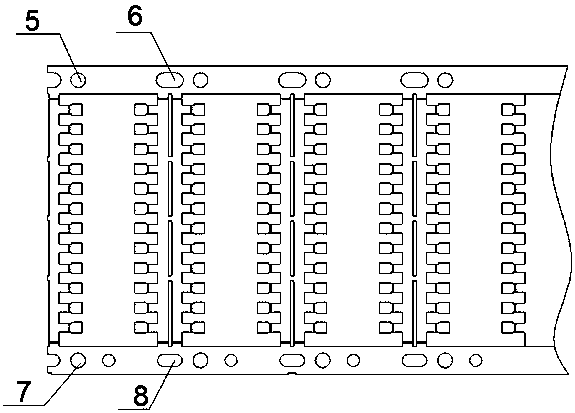 Manufacturing method for improving packaging and positioning precision of two-piece type frame