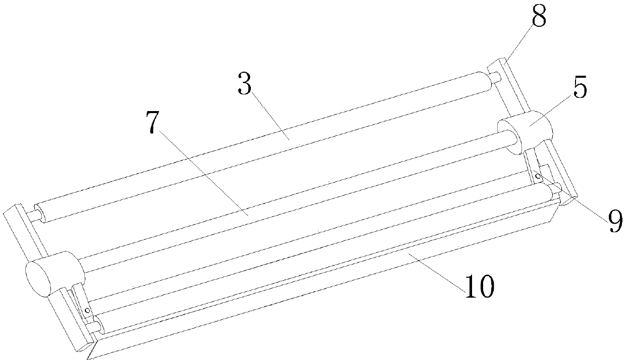 Flat tea shaping device