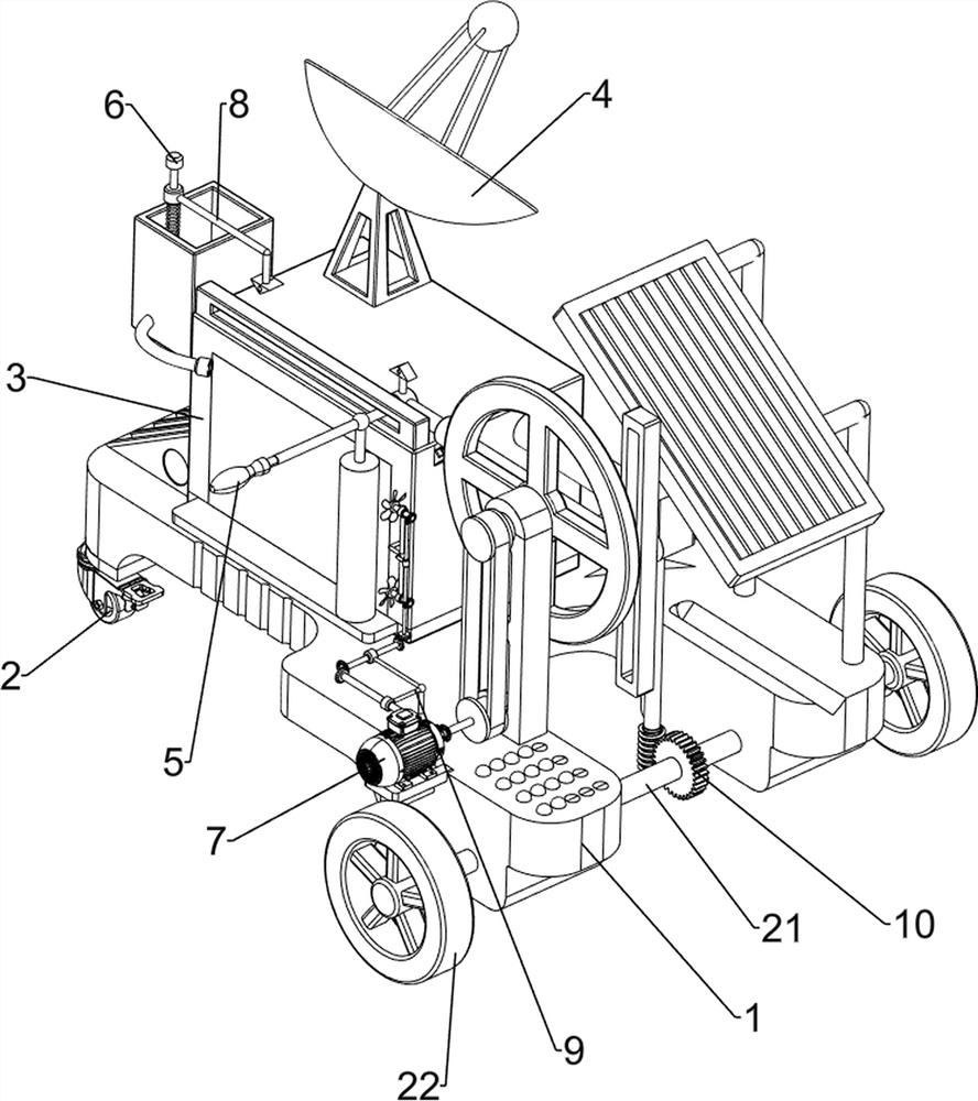 New-energy advertising vehicle with screen protecting and cleaning functions