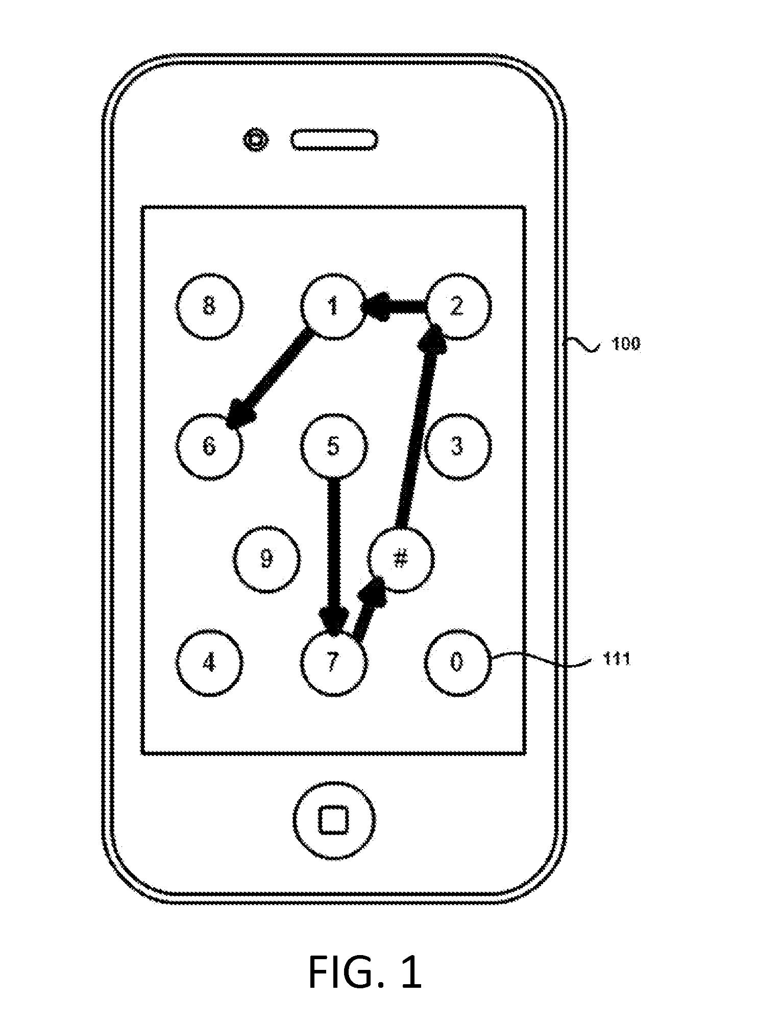 Method for inputting a password into an electronic terminal