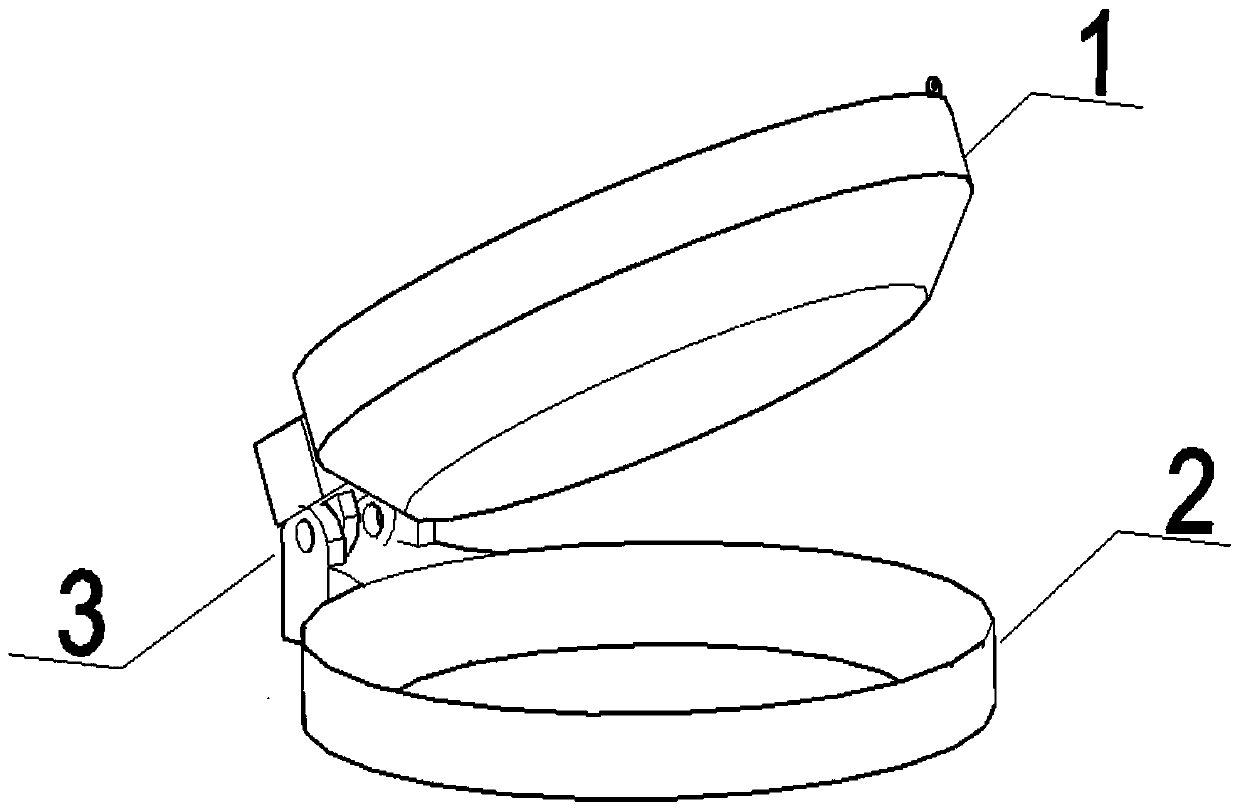 Overturning bridge drain hole closing device