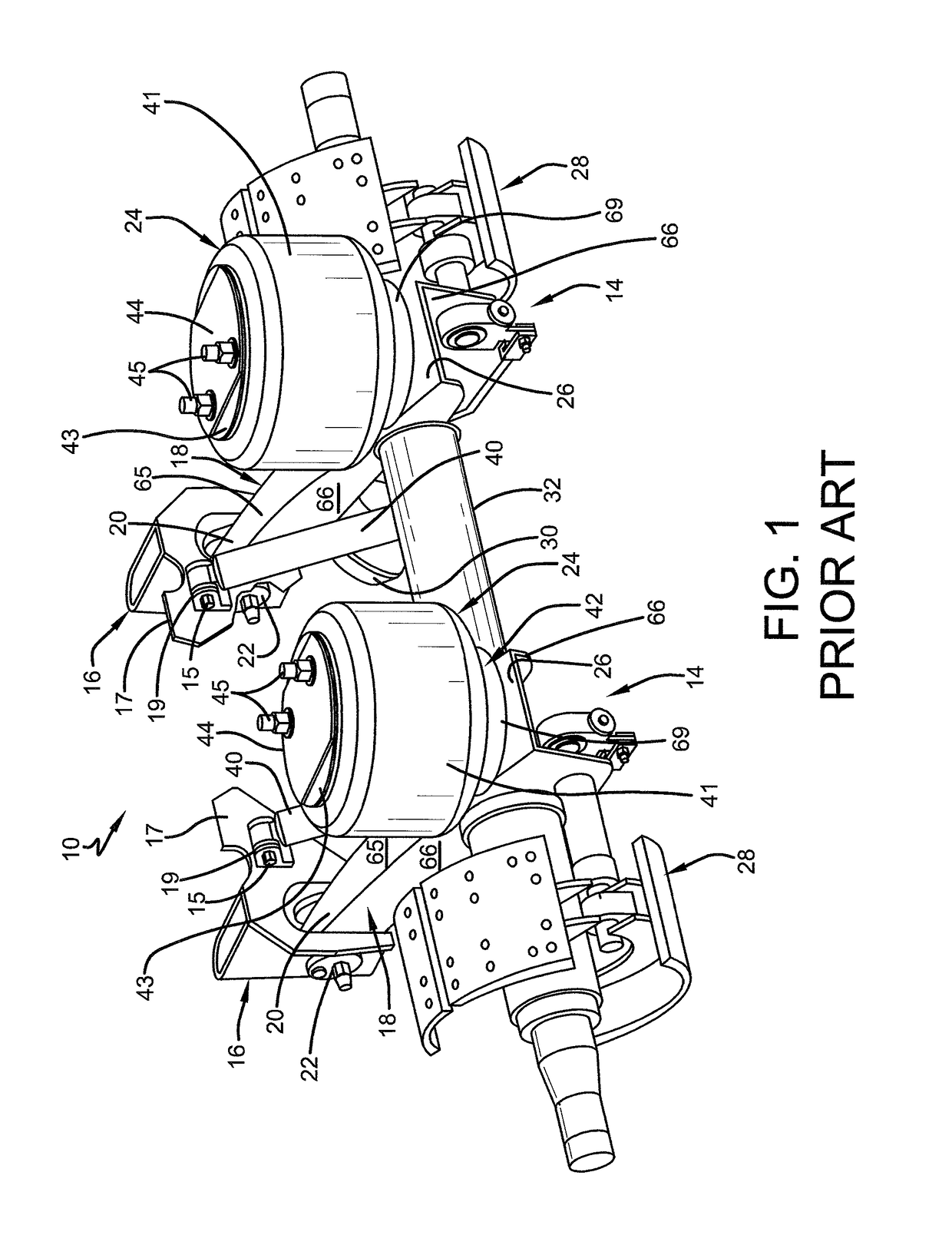 Air spring with damping characteristics for heavy-duty vehicles