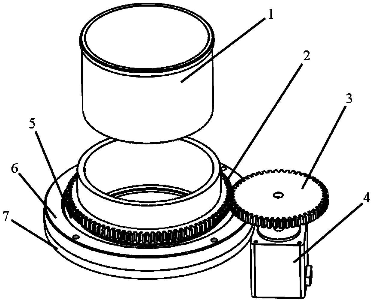 Rotary sample carrying table