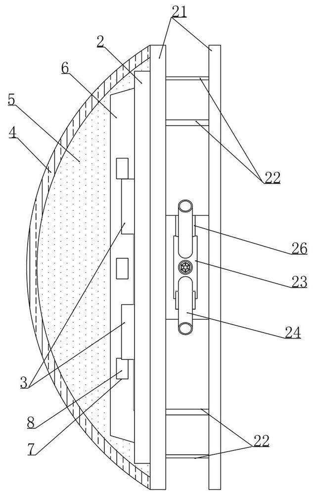 Multi-chip packaging structure applied to dynamic backlight