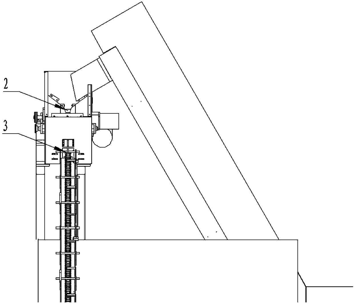 Bottle embryo bottle arranging device