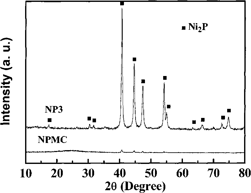 Preparation method of nickel phosphide