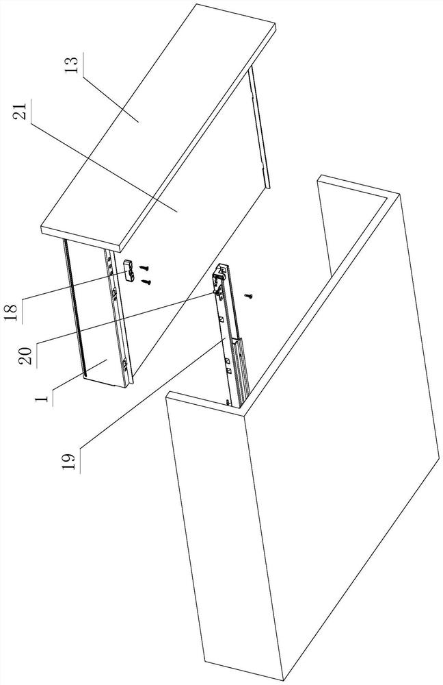 Improved drawer side plate and back plate assembly structure