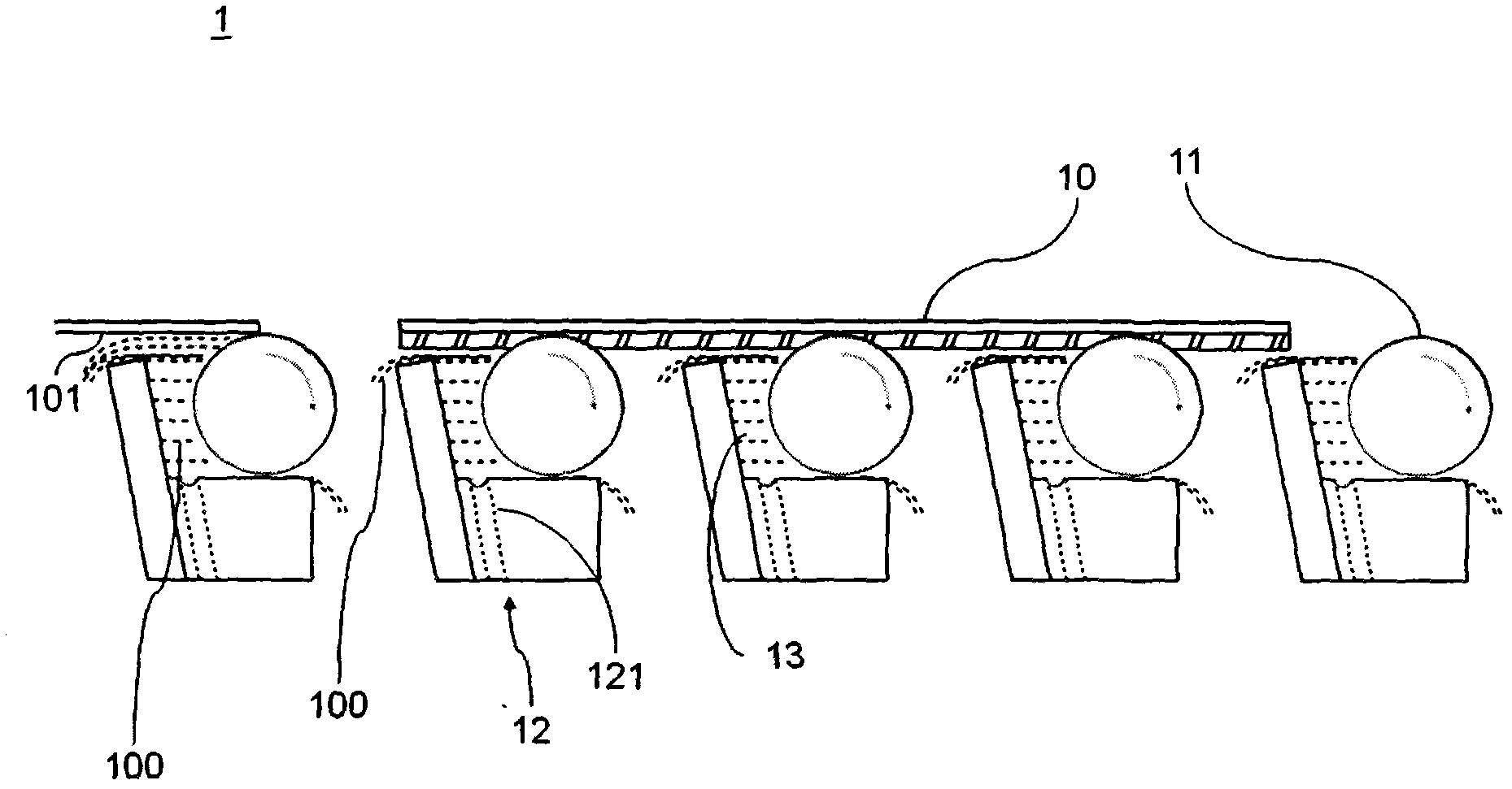 Surface treatment device and method
