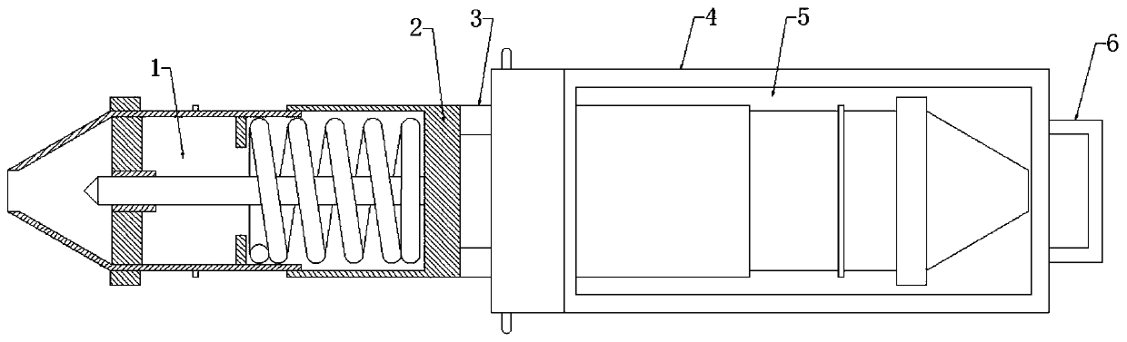 Electric detection device for electric power construction