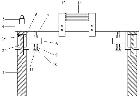 Height limiting frame for road overload control