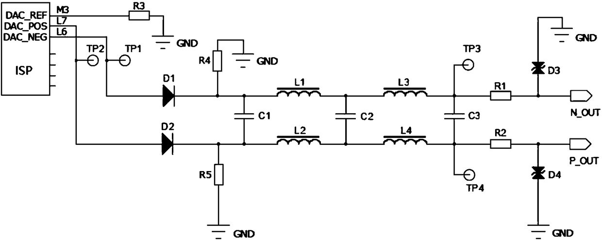 Vehicle-mounted camera video output circuit