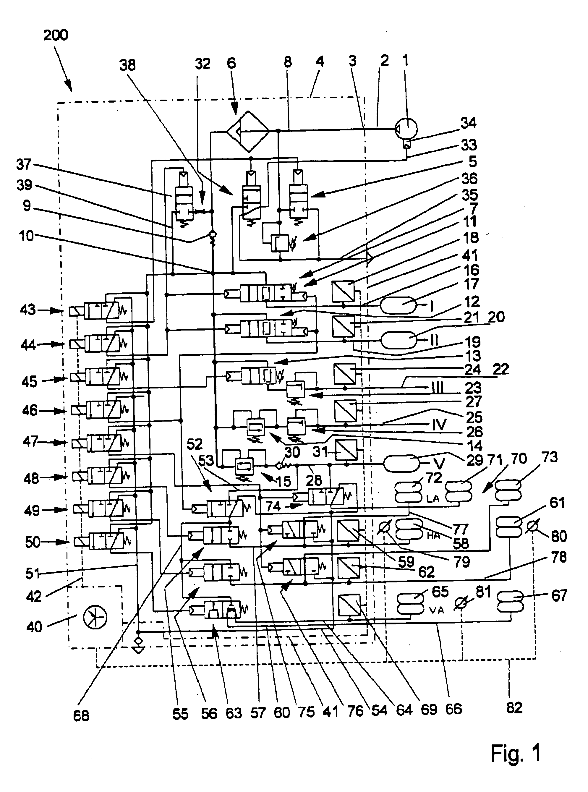 Compressed air processing apparatus for compressed air systems of motor vehicles