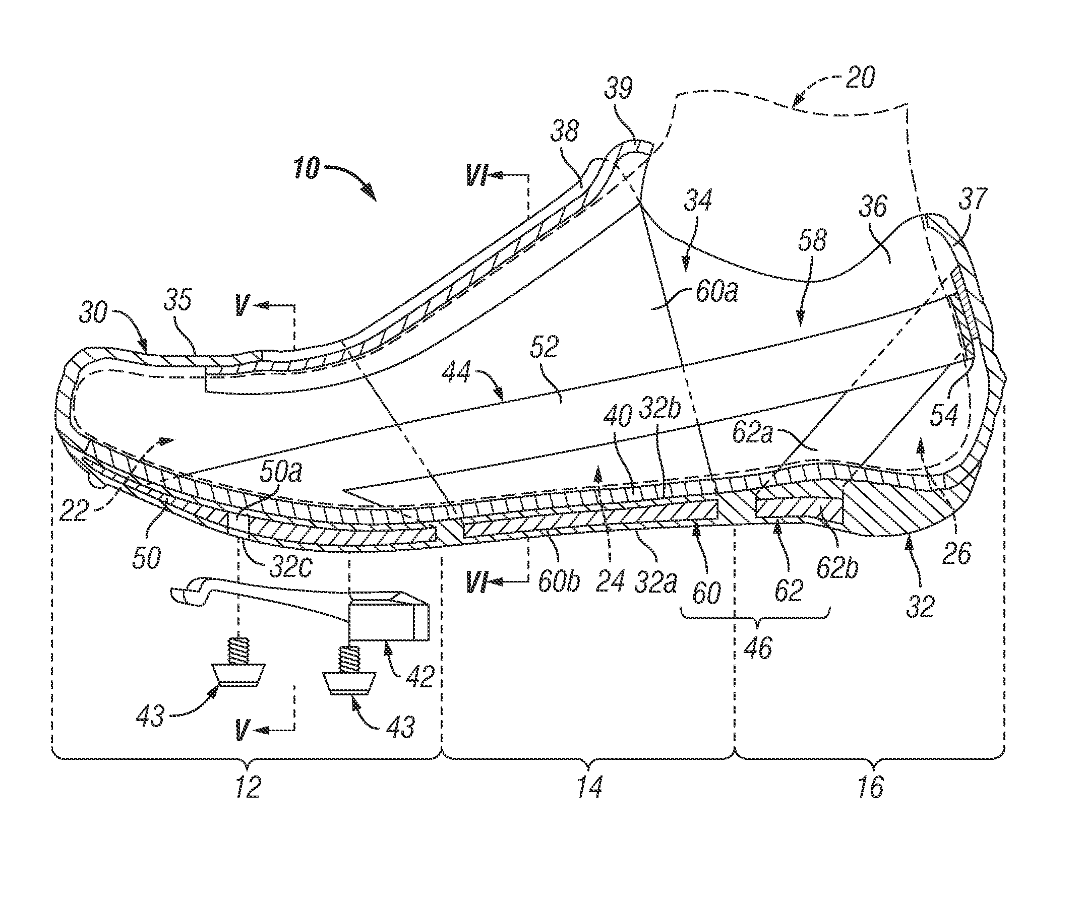 Bicycle shoe support and bicycle shoe