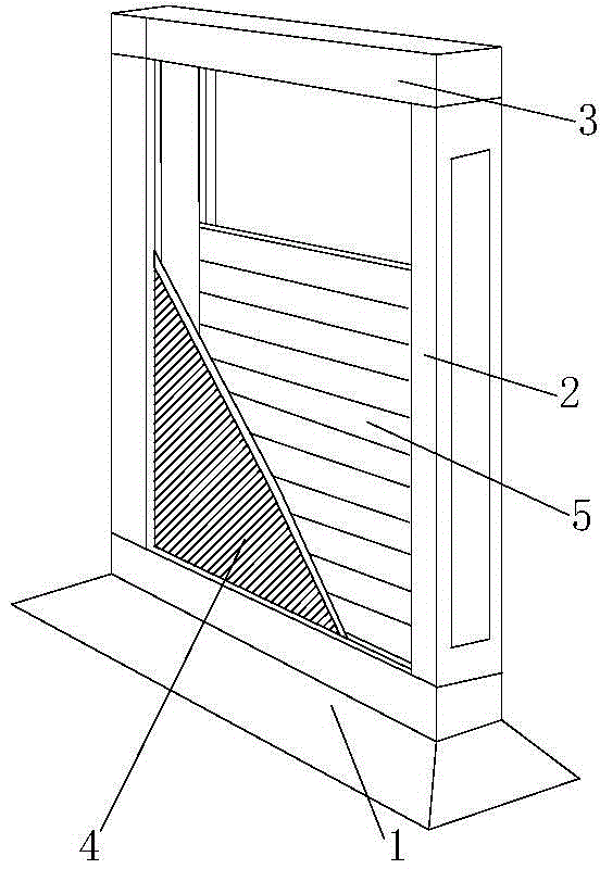 Large-inclination-angle coal seam similar simulation experimental device and method