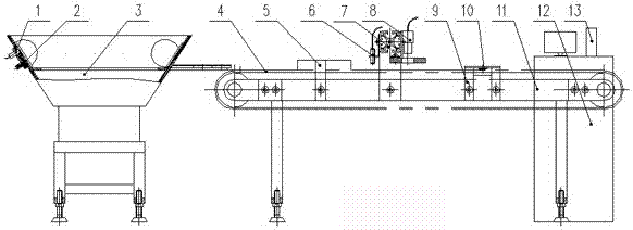 Two-dimensional code gasket sorting machine