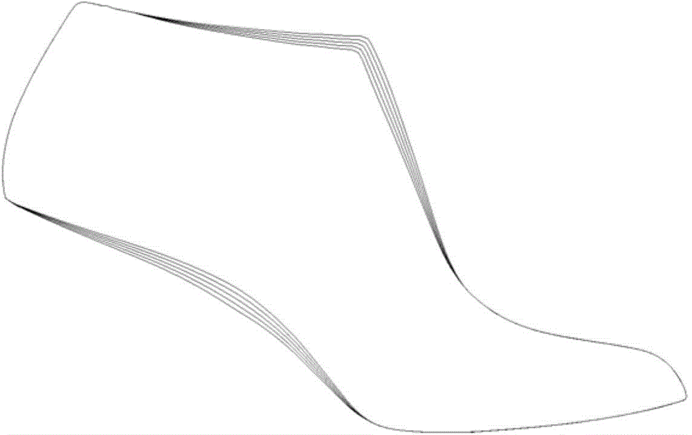 Three-dimensional shoe tree model structure designing method based on different foot types