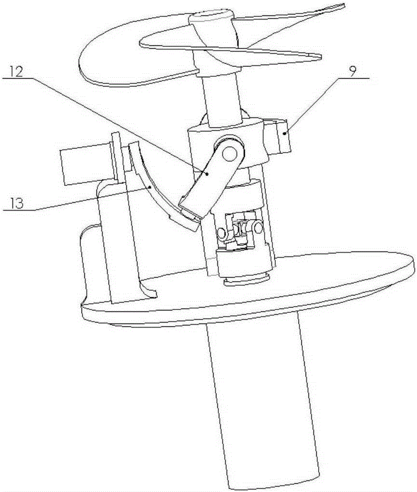 Three degree of freedom parallel type vector propelling device and underwater robot having same