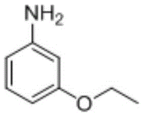 Synthesis method of m-phenetidine by one-pot reaction