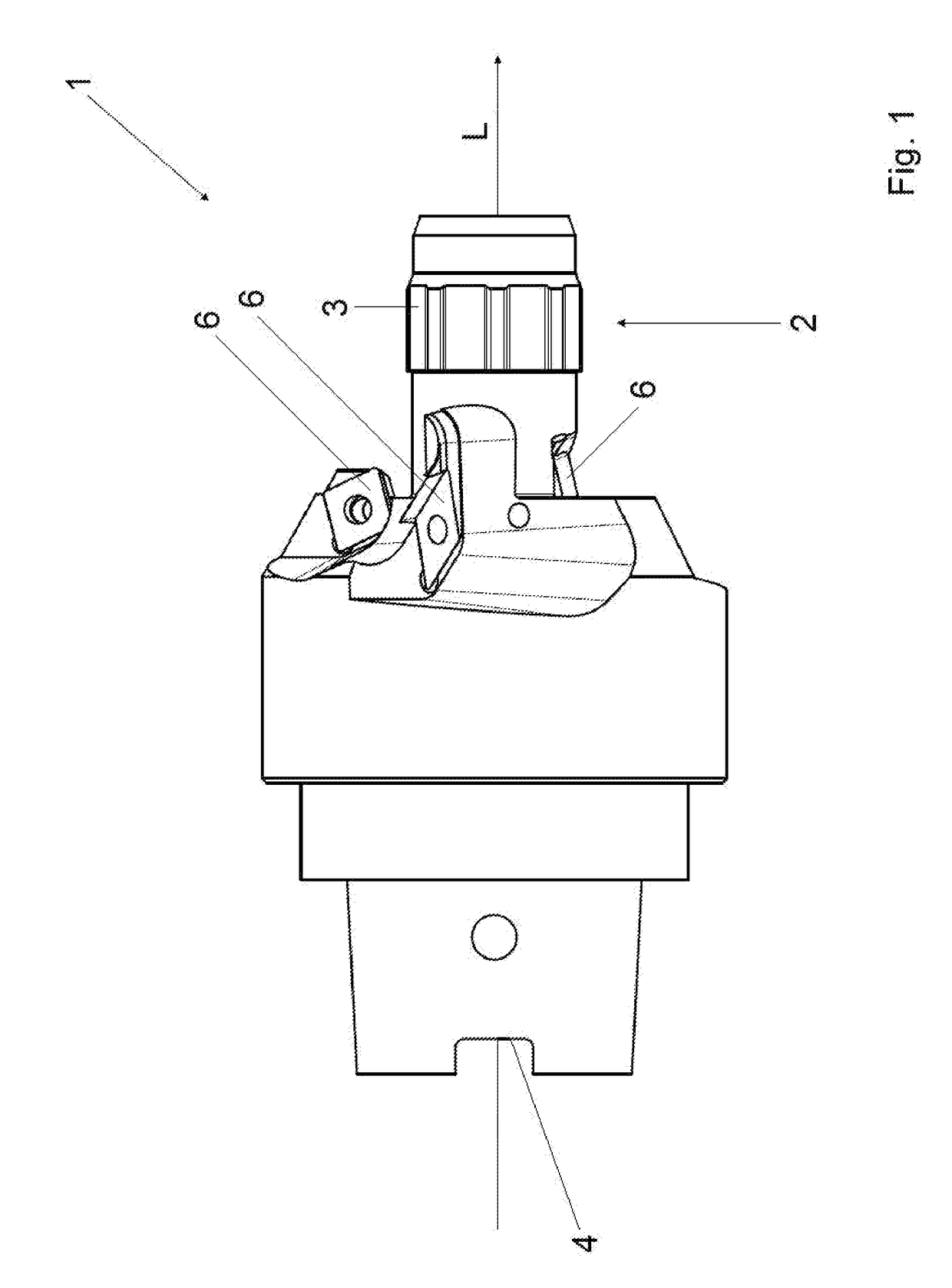 Chamfering tool with guide for eliminating vibrations